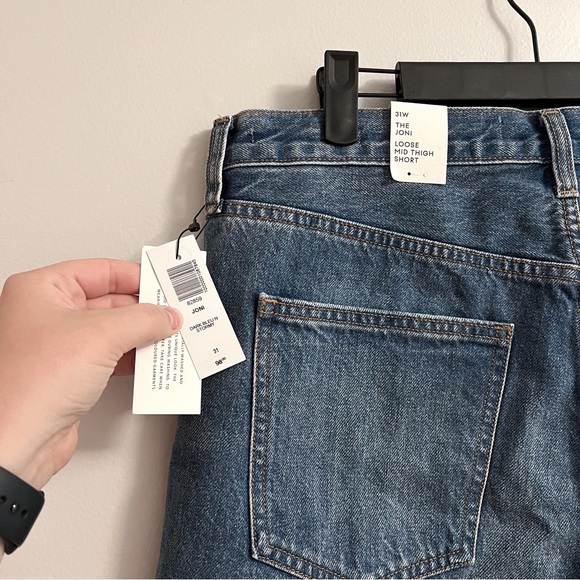 *SOLD* Denim Forum (Aritzia) The Joni Loose Shorts - Picture 8 of 11